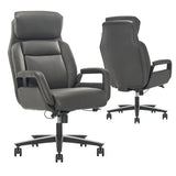 Barcalounger Merced Executive Office Chair, Ergonomic Leather Lumbar Support Desk