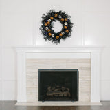 30" Disney The Nightmare Before Christmas Pre-Lit Wreath with 50 Multicolor LED Lights