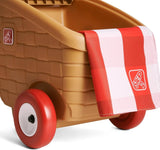 Step2 My First Picnic Basket Playset with 29-pc Play Food Set & Picnic Blanket