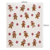Evergrace Holiday Chenille Knit Throw Blanket – 60" × 70" Knit Holiday Gift