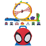 Marvel Spidey and His Amazing Friends – 9-piece Bundle Features 28 " Racetrack
