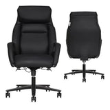 Barcalounger Merced Executive Office Chair, Ergonomic Leather Lumbar Support Desk