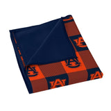 NCAA Outdoor Blanket with Carry Strap, 60" x 70", Weather-Resistant Plaid Team