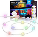 Permanent Outdoor Lights,LED RGB Eaves Lights w/App Control Remote Party Decor