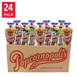 24-Pack Popcornopolis Halloween Monster 2.2 oz. Caramel Corn Mini Cones, Treats