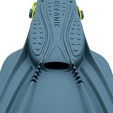 Oceanic Adult 3-Piece Snorkeling Set: Fins Snorkel Panoramic Mask & Carry Bag