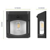 Westinghouse 600 lm Solar Motion-Activated Linkable Wall Lights, 2-Pack