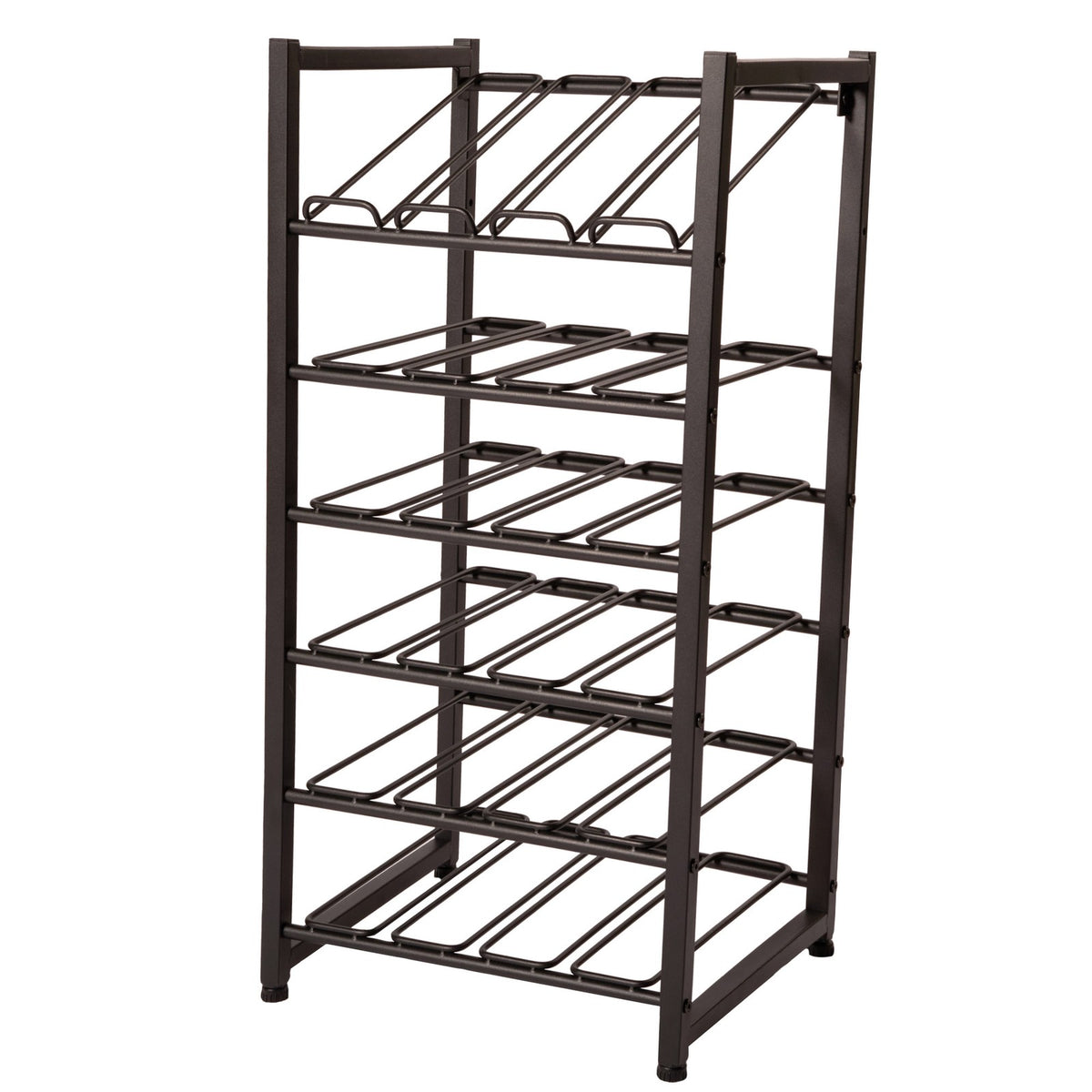 Neatfreak 24 Bottle Stacking Metal Wine Rack, Modular Kitchen Storage ...
