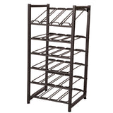 Neatfreak 24-Bottle Stackable Metal Wine Rack, Modular Kitchen Storage Shelf