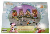 Disney 13-piece Musical Light-up Easter Spring Village, Lighted Carrot House