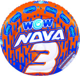 WOW Sports Nova 3-Person Towable Deck Tube – Tapered Boat Tube