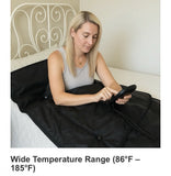 LifeTrend Infrared Sauna Blanket with 660nm Red Light Therapy, Full-Body Portable Sauna