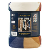 Pendleton Reversible Plush Throw, 600 GSM 50" x 70" Printed Patterns Throw
