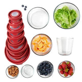 Anchor Hocking TrueSeal 16-Piece Glass Food Storage Container Set