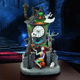 Disney Nightmare Before Christmas 22-Inch Animated Clock Tower with LED Lights