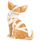 Halloween Dog Figurines Set of 2 - Tabletop Vampire Yorkie & Mummy Chihuahua