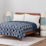 Berkshire Twin Microfiber Blanket Reversible Herringbone Down Alternative 66x96
