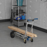 COSCO 5-in-1 Convertible Hand Truck Dolly 1000 lb Platform Aluminum Folding Cart