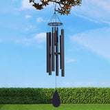 Stylecraft Double Wind Chime, 7 in. Diameter x 46 in. H Harmonic Aluminum Tubes