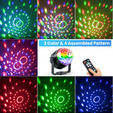 Christmas Snowflake Projector LED Moving Snowfall Laser Light Party Strobe Lamp