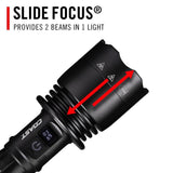 Coast XP46R 8000 Lumen Rechargeable LED Flashlight – Professional USB-C High Output Tactical Flashlight