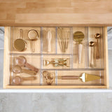 iDESIGN Drawer Organizer Set, 9 Clear Modular & Stackable Plastic Tray in 4 Size