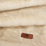 FRYE Luxe Faux Fur Throw 60" × 70" Reversible Plush 1150 GSM Heavyweight Blanket