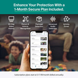 Arlo Essential Pan Tilt Outdoor AI Camera 2K, 2-Pack Color Night Vision Audio