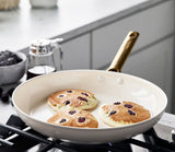 GreenPan Reserve Ceramic Nonstick 5-Piece Cookware Set with Gold Handles