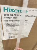 Hisense 35-Pint Dehumidifier, 3-Speed, 3000 Sq Ft, HD3524