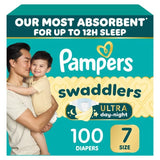 Pampers Swaddlers Ultra Diapers, Sizes 1 - 7, 210 Diapers - 100 Diapers