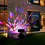 Christmas Snowflake LED Moving Snowfall Rainbow Projector Light