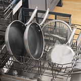 Member's Mark 3-Pc Ceramic Hybrid Fry Pan Set, Hexagon Tri-Ply Nonstick 8 10 12