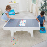 KidKraft Building Bricks Play N Store Mega Glow Activity Table w/210 Bricks
