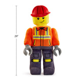 LEGO 29" Oversized Character Decorative Pillow Buddy, Soft Character Plush