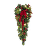 Member’s Mark 36" Pre-Lit Decorated Christmas Swag with 25 LED Lights & Timer