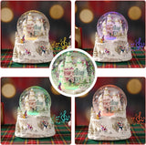 Christmas Music Snow Globe – Christmas Village Scene, Nativity, Holy Angel