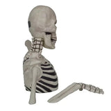 62" Giant Ground Breaking Skeleton with LCD Moving Eyes, Motion Sensor