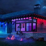 Govee 150ft Permanent Outdoor Lights Elite, White Smart Festive RGBIC Lighting