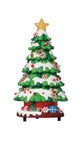 Disney Illuminated Musical Christmas Village with Building & Lit Tree, 13-Piece Set
