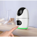 Lorex 2K Dual Lens Indoor Pan-Tilt Wi-Fi Security Camera 2-Pack w/ Auto-Tracking