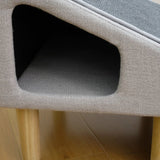 Catry Atwood Folding Pet Ramp with Condo, Convertible Pet Stool, Slope Cat Condo