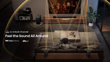 Hisense AX700 5.1.4-Channel Soundbar Wireless Subwoofer & Rear Speakers, Atmos