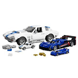 Mattel Brick Shop Hot Wheels Cadillac GTP & Corvette Bundle