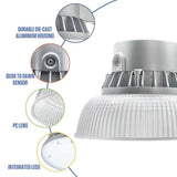 Westinghouse 5000-Lumen LED Barn Lights with Dusk-to-Dawn Sensor, Set of 2