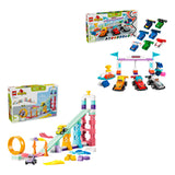LEGO DUPLO Race Ramp & F1 Team Race Cars Building Sets – 181 Pieces, 10 Teams & Drivers