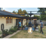 Member’s Mark 48 FT Outdoor LED Café String Lights with 24 Shatter-Resistant Bulbs