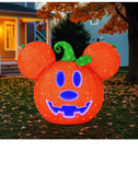 Disney 3.6 ft LED Mickey Pumpkin Halloween Decoration with 346 LED Infinity Lights