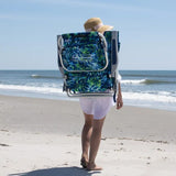 Tommy Bahama 5-Position Aluminum Folding Backpack Beach Chairs 2-Pack w/ Cooler