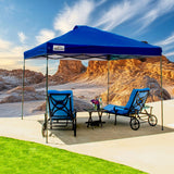 POPUP-SHADE 10' × 10' Instant Canopy with One-Person Setup and Wheeled Carry Bag